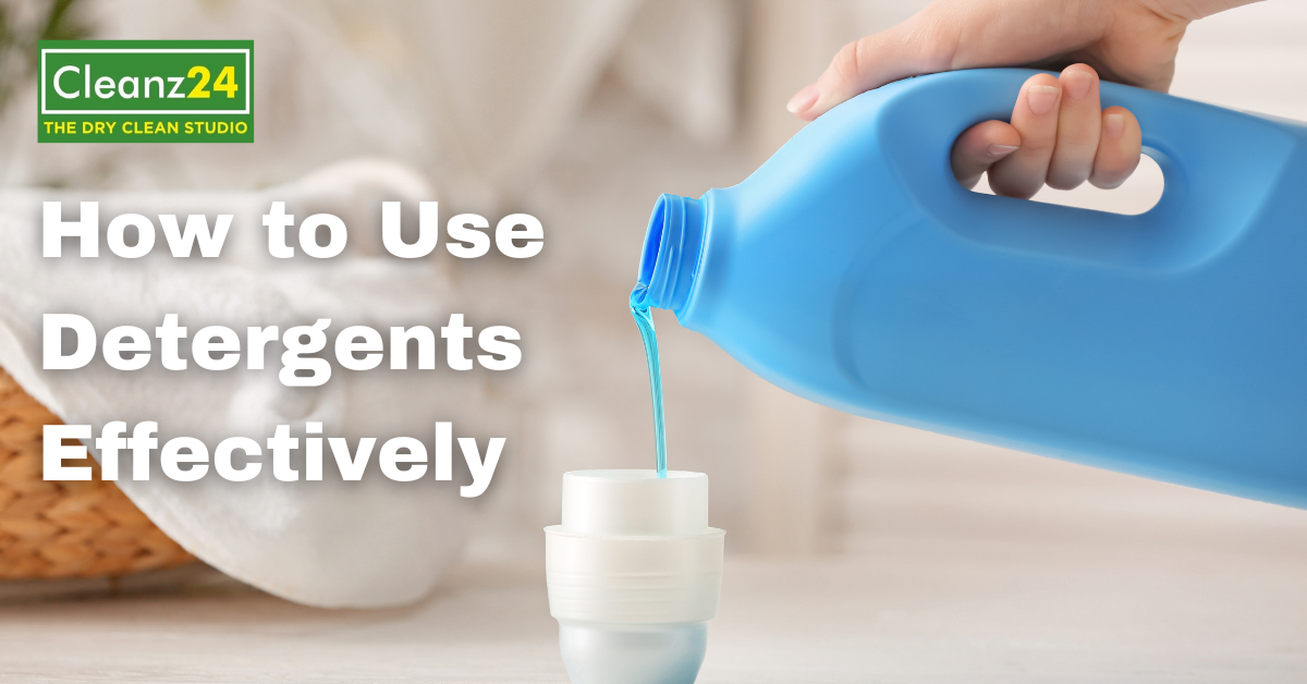 How to Use Detergents