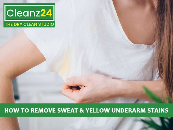 How to Remove Sweat & Yellow Underarm Stains